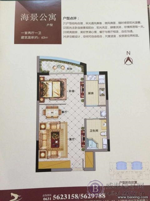 高区金城尚珑海域毛胚小住宅海景房一口价准现房